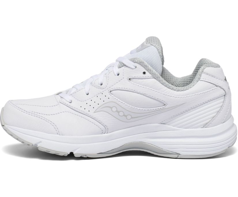 Női Saucony Integrity Walker 3 Extra Széles Cipő Gyalogló Cipő Fehér | HU 067EBC